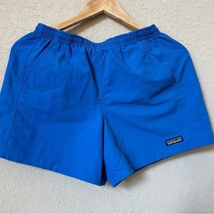 Patagonia Men's Baggies Shorts Royal Blue Size Small 5"